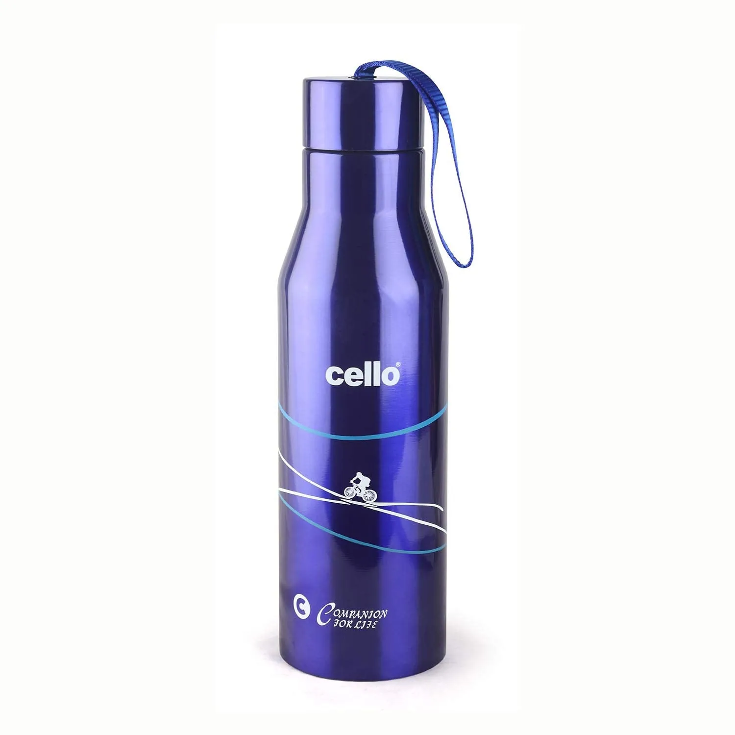 Cello Refresh Stainless Steel Double Walled Water Bottle, Hot and Cold