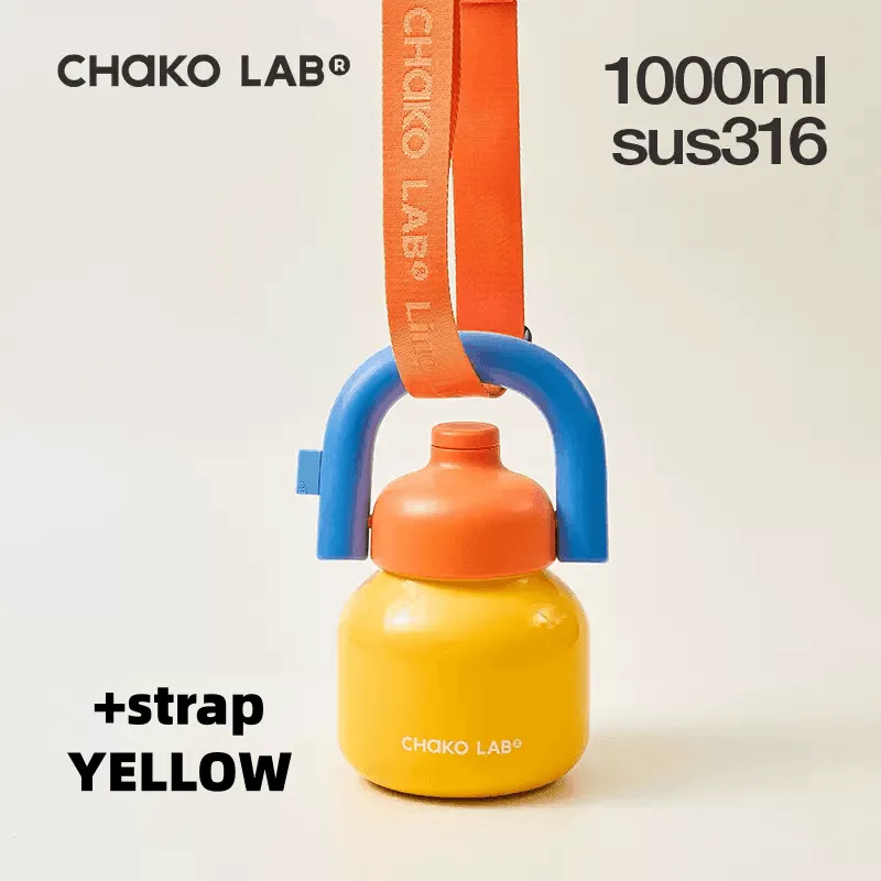 CHAKOLAB 1000ML LinLin Thermal and Cold Insulation Bottle - Portable Straw Bottle