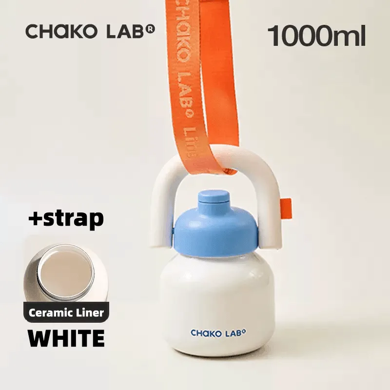 CHAKOLAB 1000ML LinLin Thermal and Cold Insulation Bottle - Portable Straw Bottle