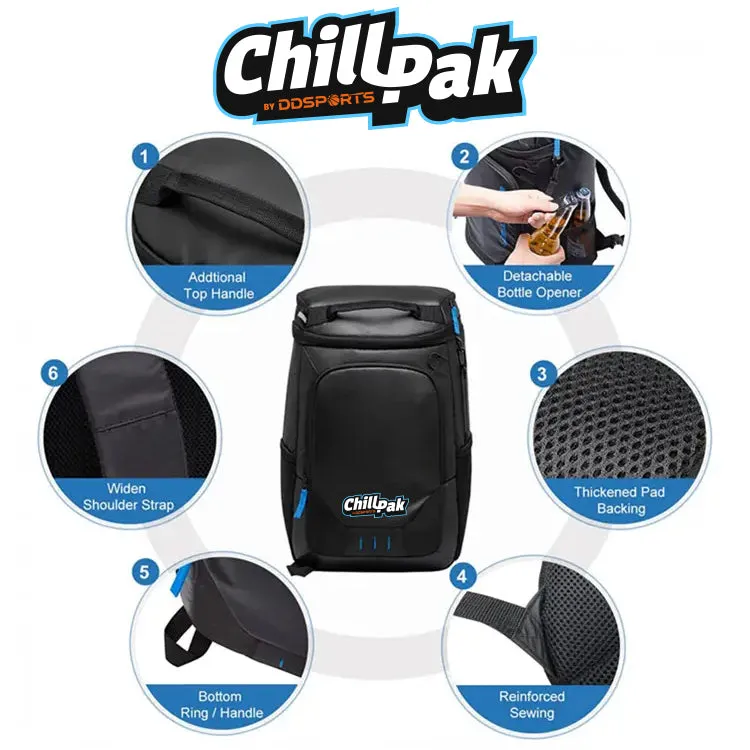 ChillPak - The Perfect Backpack Cooler for Camping, Sports Events, and Any Other Approved Event/Festival