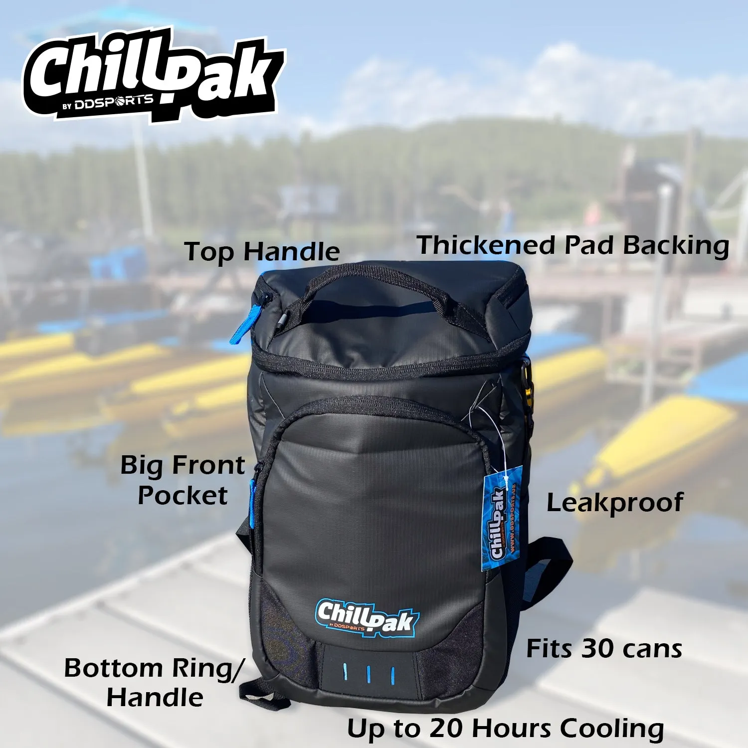 ChillPak - The Perfect Backpack Cooler for Camping, Sports Events, and Any Other Approved Event/Festival