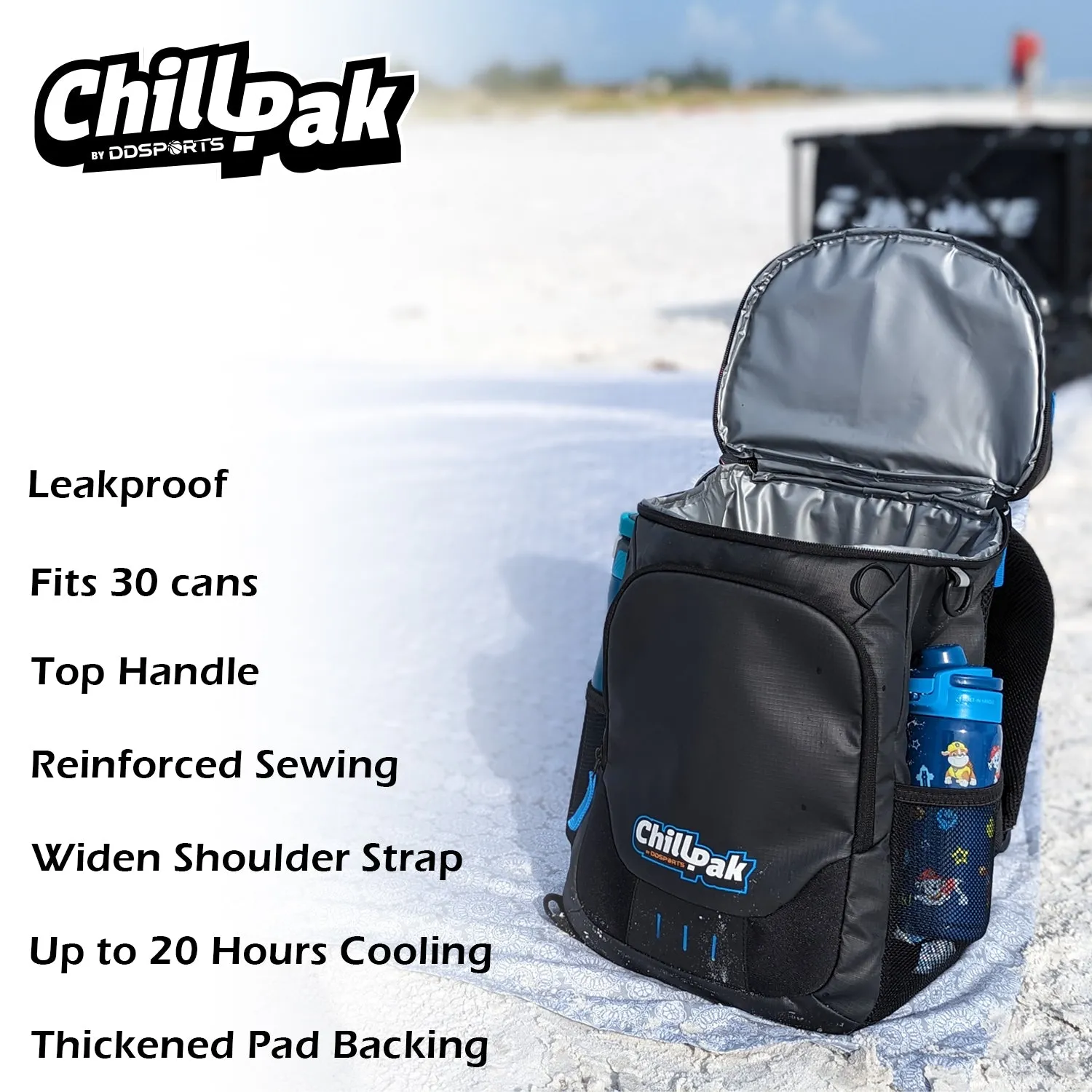 ChillPak - The Perfect Backpack Cooler for Camping, Sports Events, and Any Other Approved Event/Festival