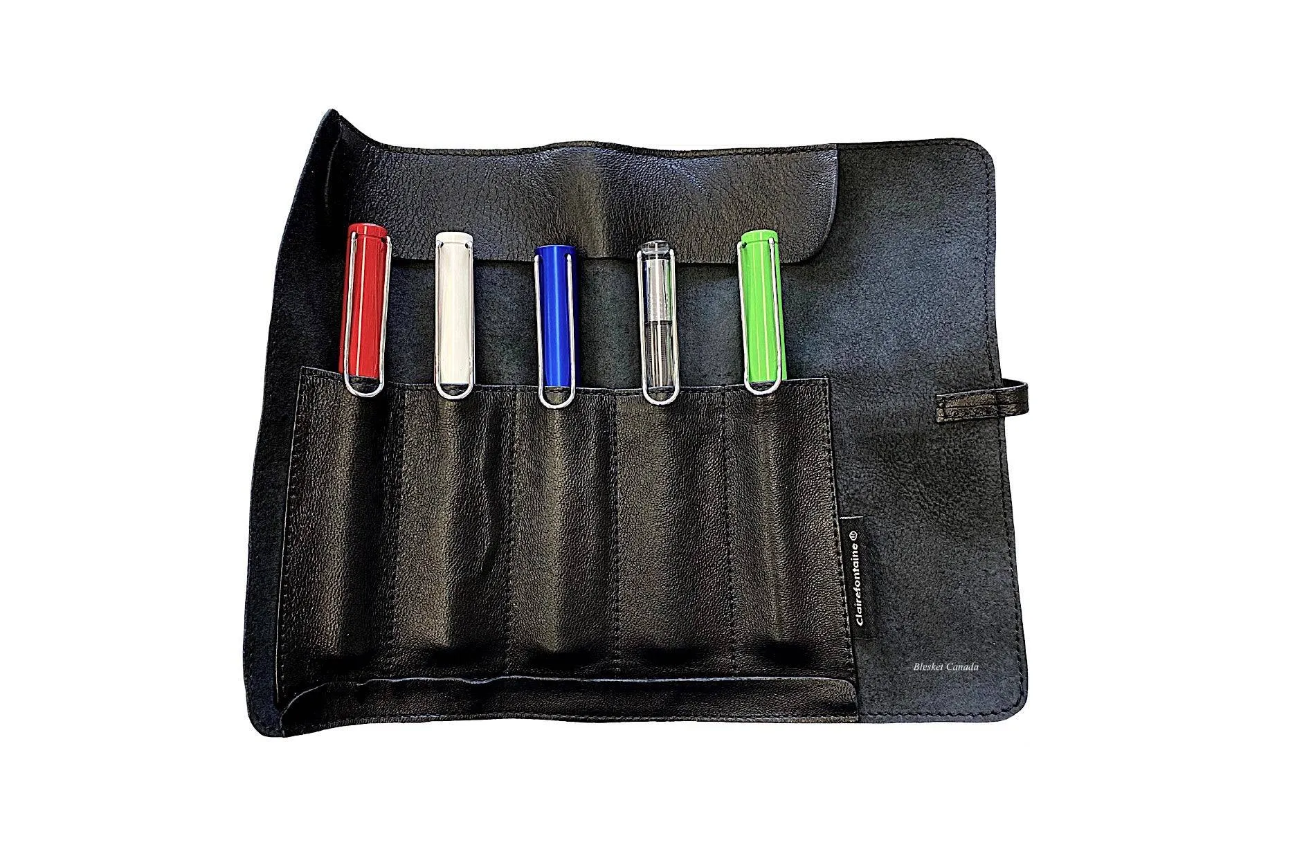 Clairefontaine Flying Spirit Leather Pen Case for 5