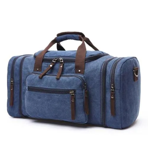 Classy Men Canvas Weekend Bag - 6 Colors