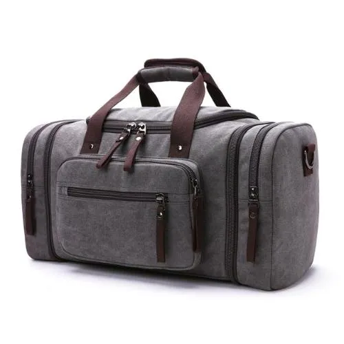 Classy Men Canvas Weekend Bag - 6 Colors