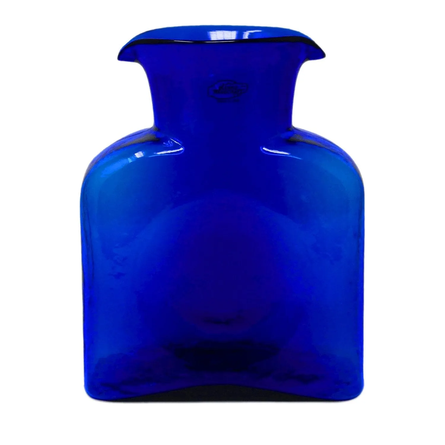 Cobalt Blue Water Bottle Blenko Glass - Mini or Large