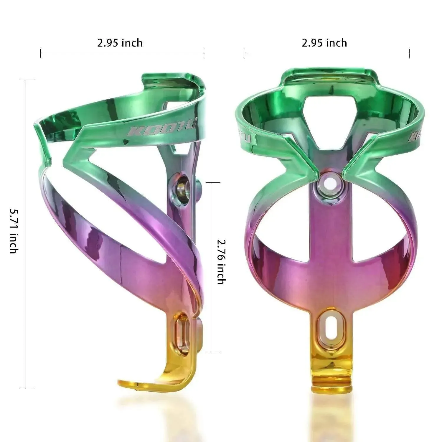 Colorful Electroplating Bottle Cage Water Bottle Holder Bracket