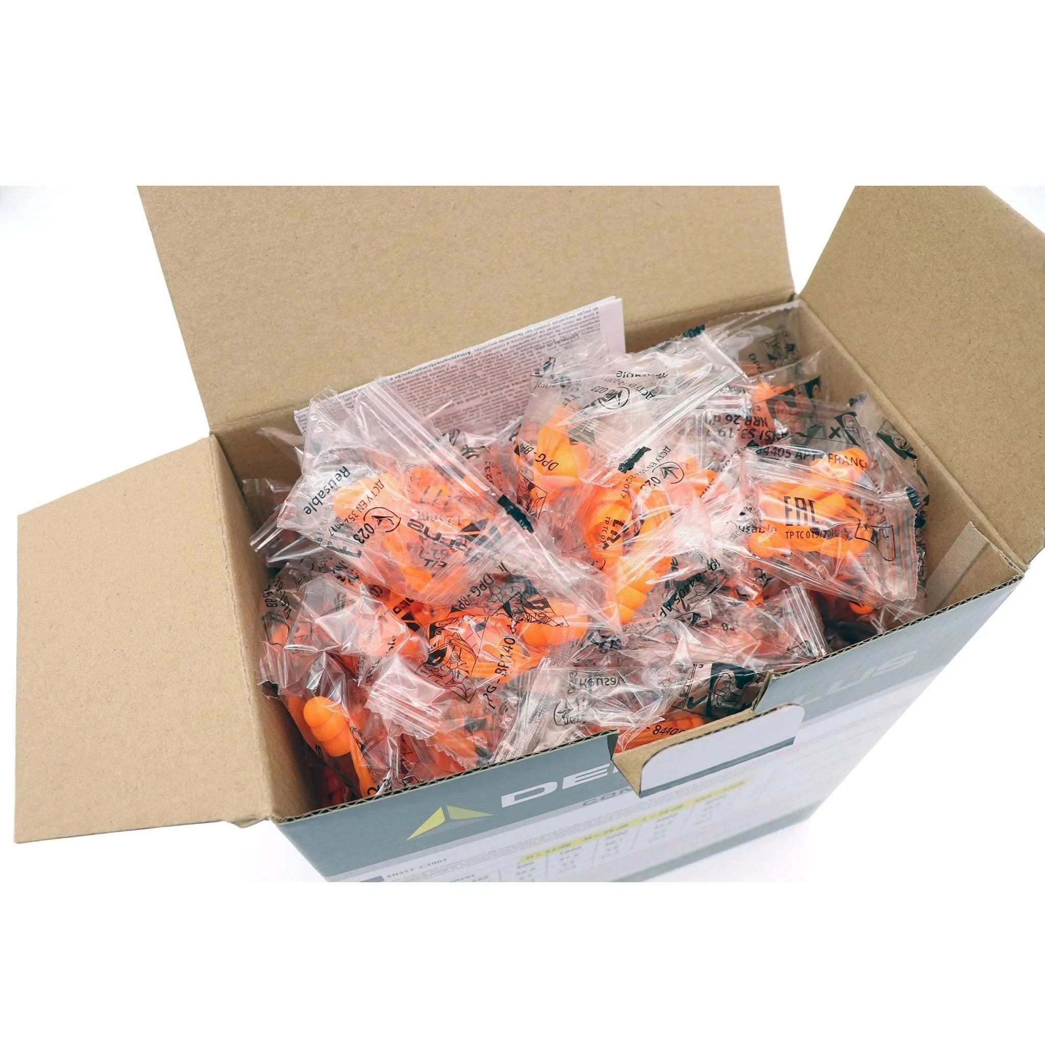 CONICFIT100 3-Flange Reuasble Corded Earplugs NRR (Noise Reduction Rating) 26 Decibels