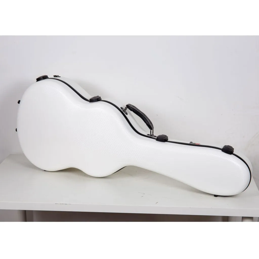 Crossrock CRF4020CWT Poly Carbonate 4/4 Guitar Case - White