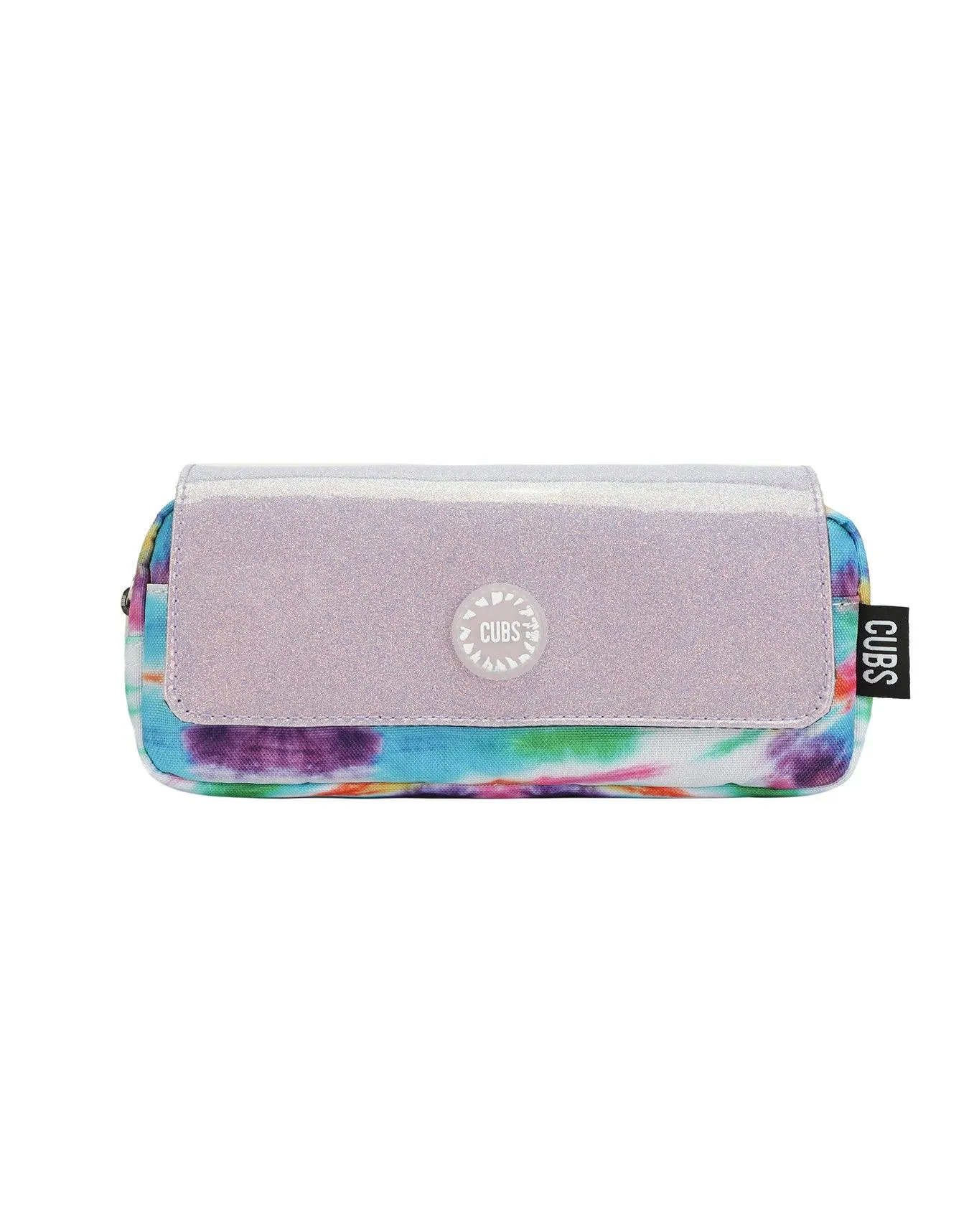 Cubs Pink and Purple Tie Dye High School Pencil Case