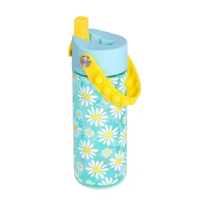 Daisy Heart Splash Pop Water Bottle - 18 oz