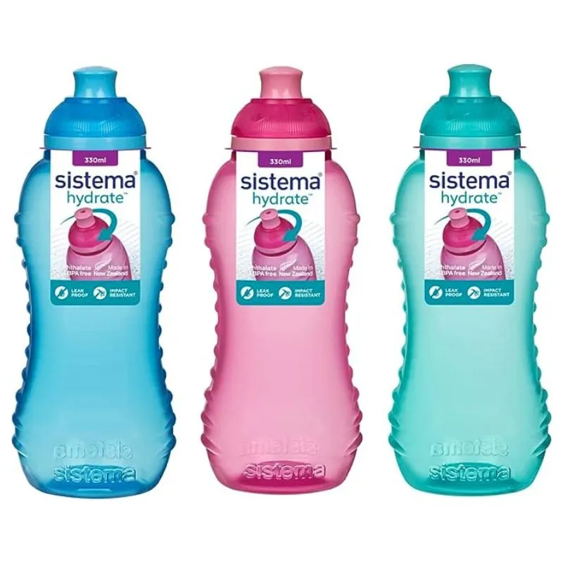 Dexam Sistema Bottle 330ml Assorted Colours