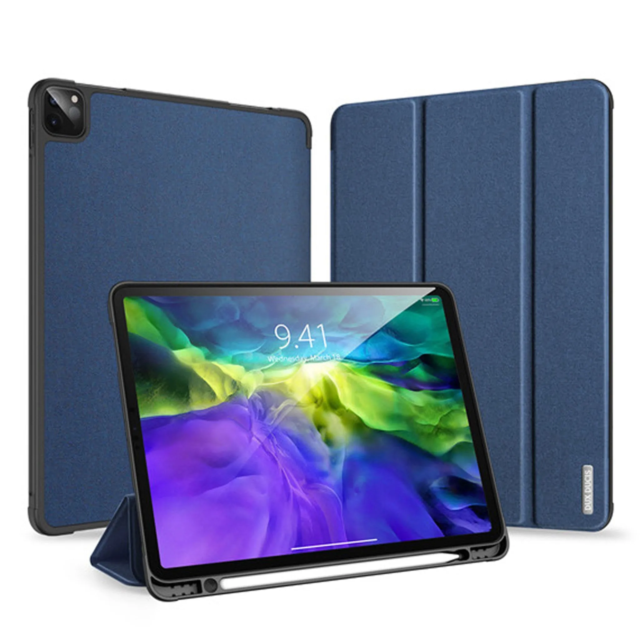 Dux Ducis Domo for Apple iPad Pro 11 (2020) (With Apple Pencil Holder) - Blue