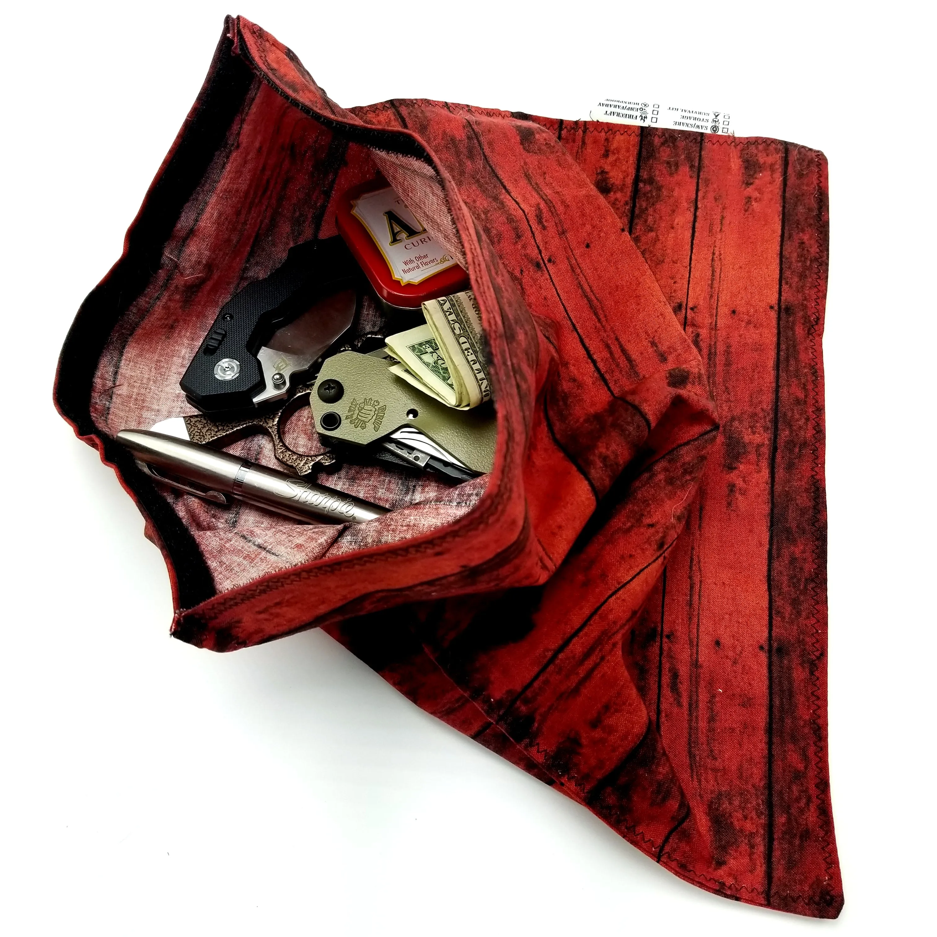 EDC Hank - Pocket Dump Storage Compartment Handkerchief.