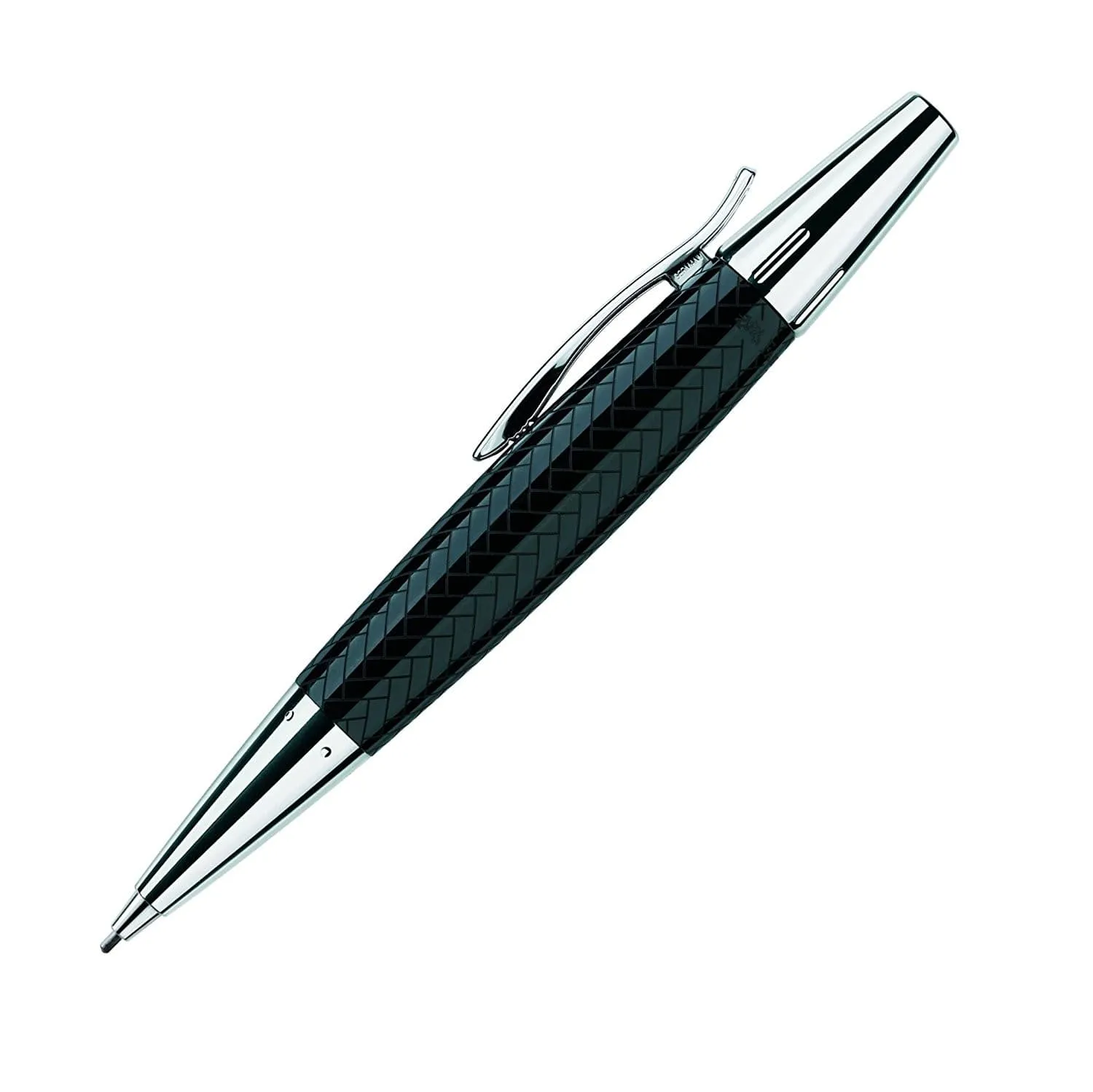 Faber-Castell E-Motion Mechanical Pencil in Precious Resin II Parquet Black - 1.4mm