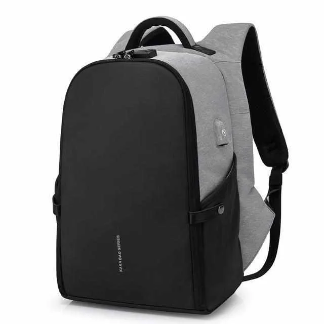 Fashion Functional 15.6 inch Laptop Backpack - Anti theft/Large Capacity/USB Recharging