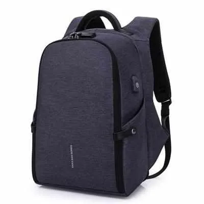 Fashion Functional 15.6 inch Laptop Backpack - Anti theft/Large Capacity/USB Recharging