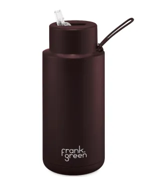 Frank Green 34oz Stainless Steel Ceramic Reusable Bottle Chocolate