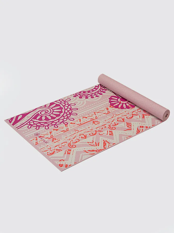 Gaiam Bohemian Rose Yoga Mat 4mm