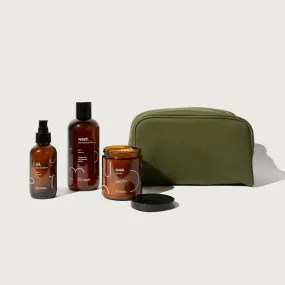 Gift Set | Dopp Kit, Body Wash, Body Oil, Bath Salts