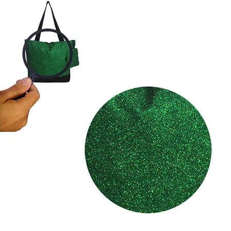 Green Glitter NGIL Canvas Tote Bag