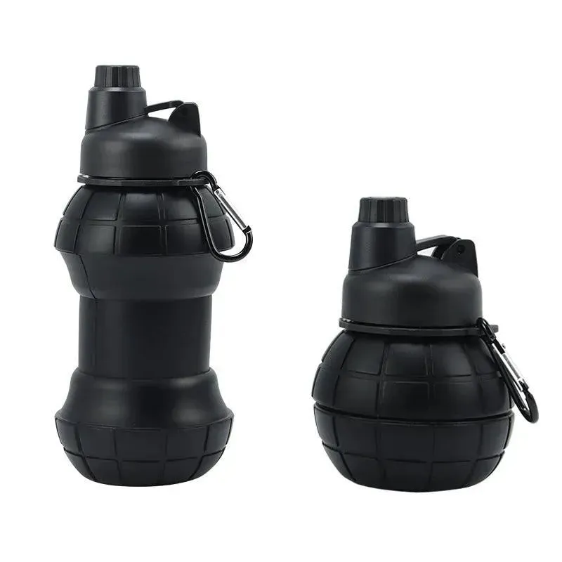 Grenade Silicon Folding Bottle (550 ml)