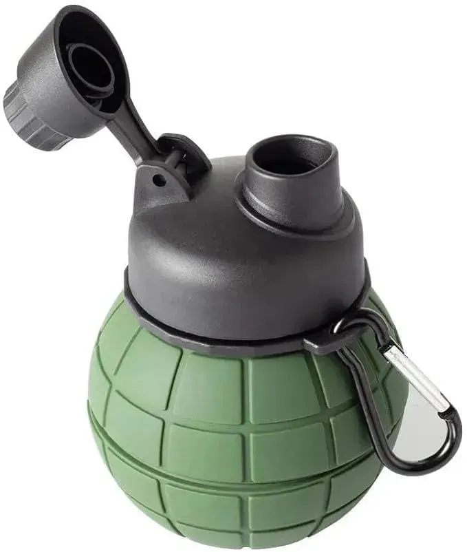 Grenade Silicon Folding Bottle (550 ml)