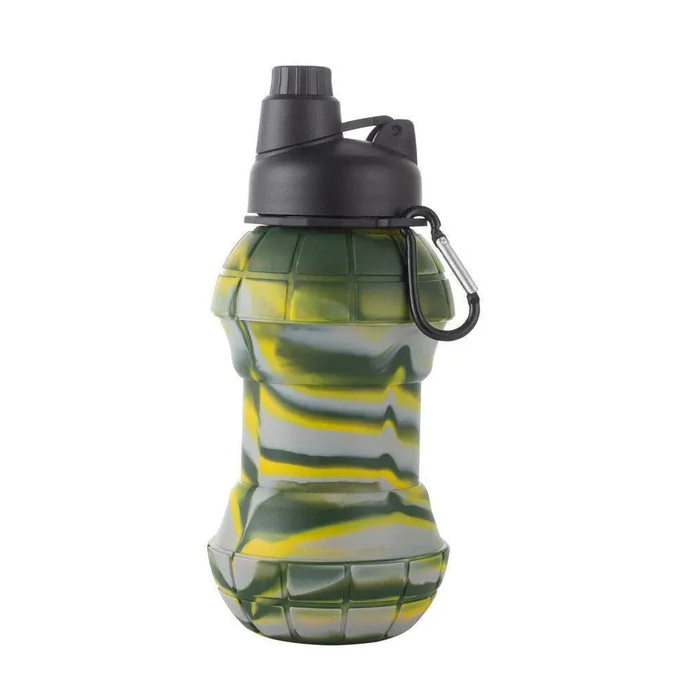 Grenade Silicon Folding Bottle (550 ml)