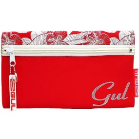 Helix Gul Pencil Case 9 x 5 Inches - Red Floral