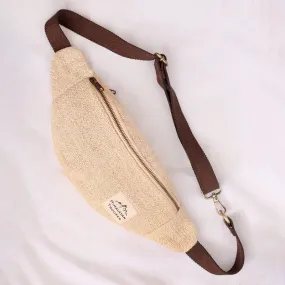 Hemp Waist Bag | Unisex | Beige