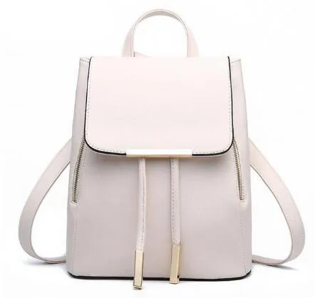 High-Quality PU Leather Women’s Backpack | Stylish Mochila Escolar for Teenagers