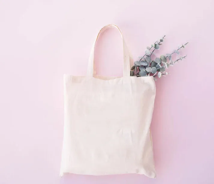 Hydrangea Embroidered Tote Canvas Bag, Canvas Nature Bag, Heavy Duty 100% Canvas Cotton Bag, Quality Tote Bag