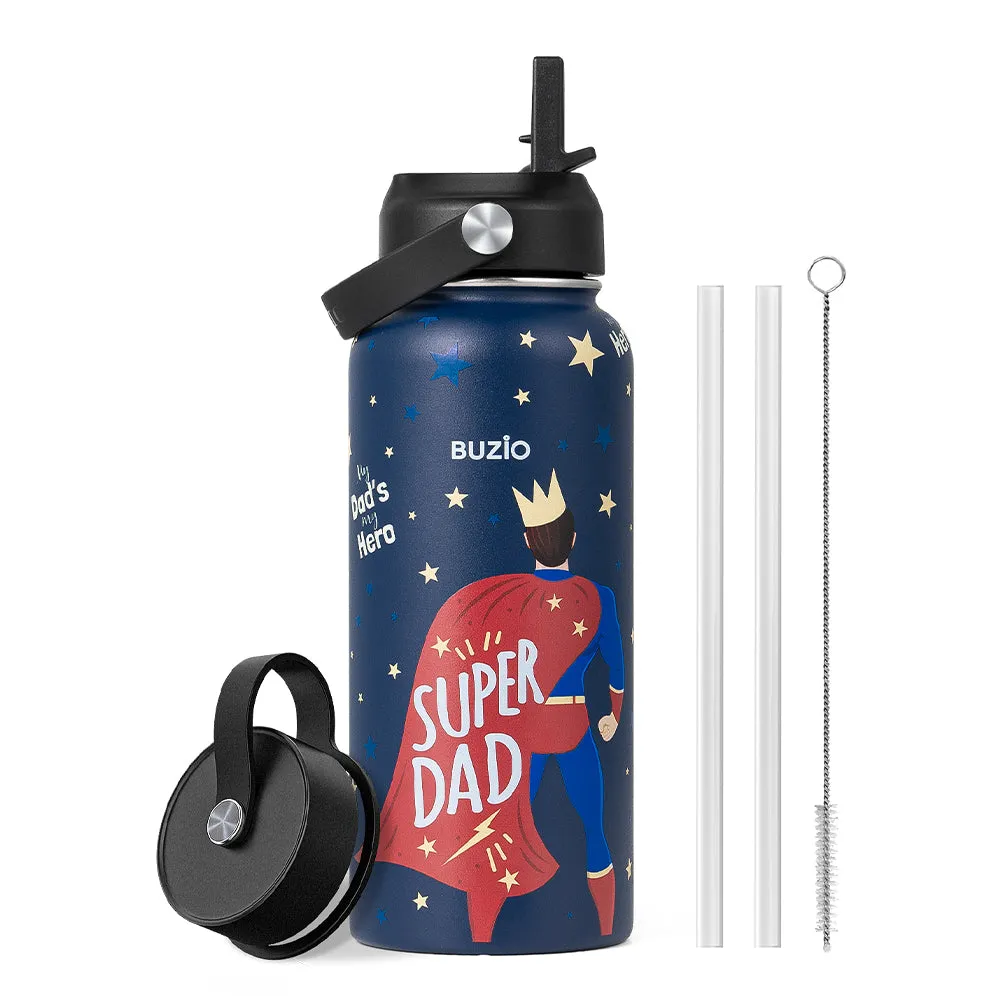 Hydro Hero Water Bottles | 32 oz Water Bottle for Dad