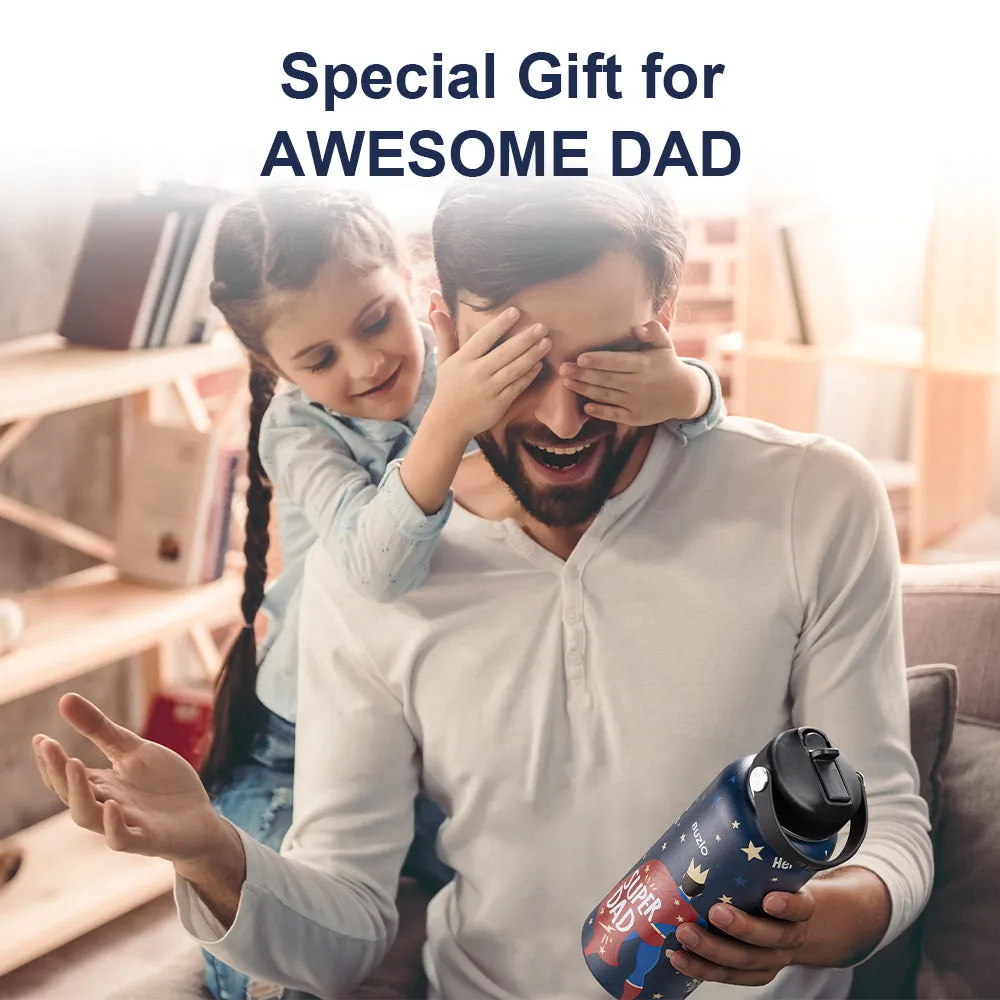 Hydro Hero Water Bottles | 32 oz Water Bottle for Dad