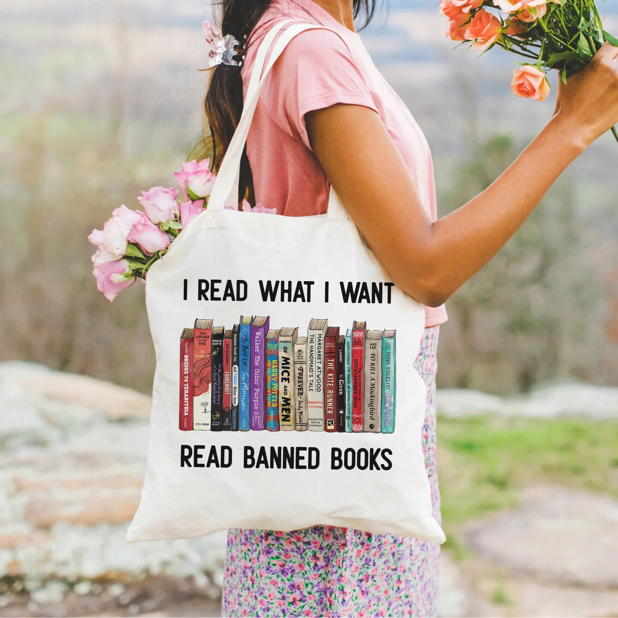 I Read What I Want Read Banned Books Book Lover Gift TBW207