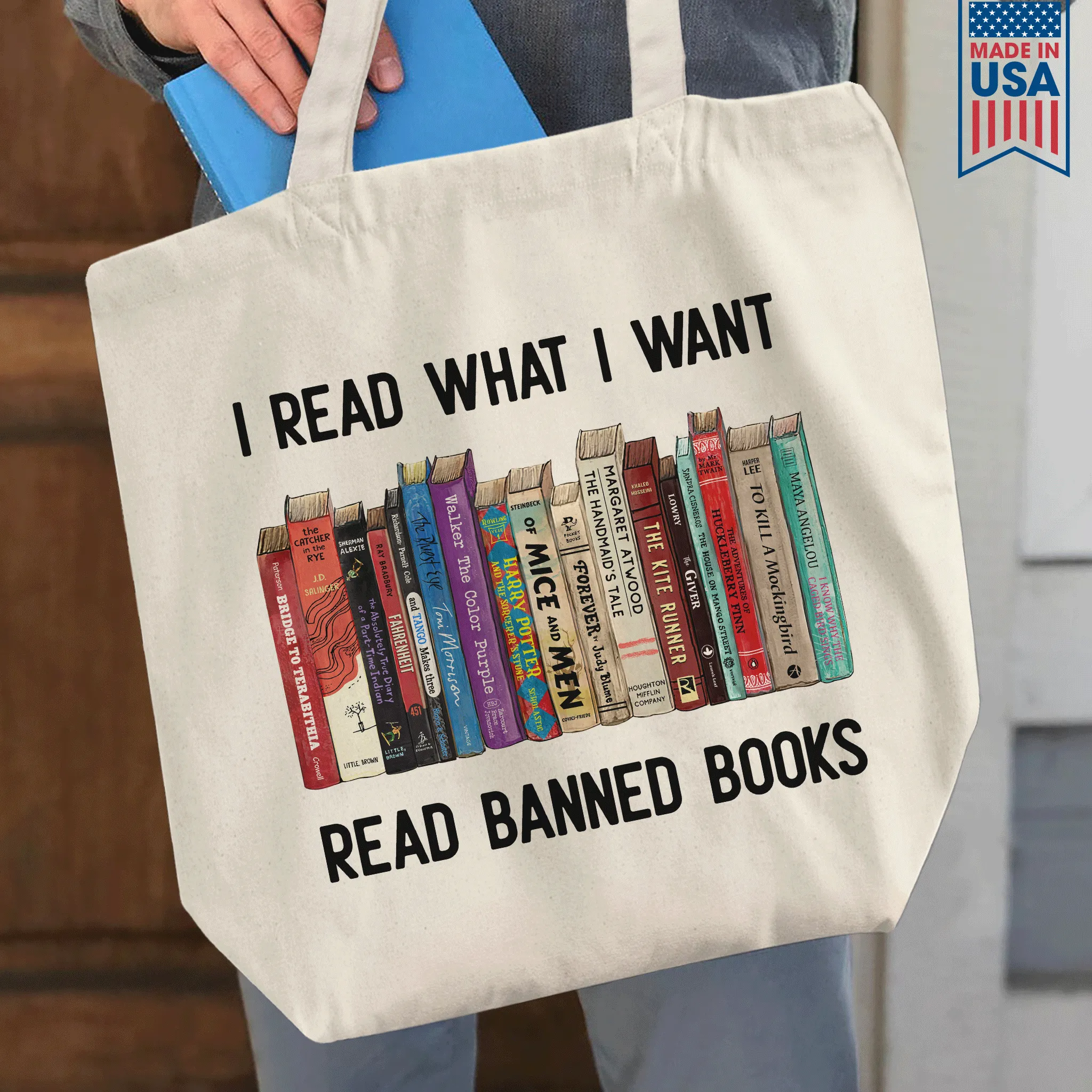 I Read What I Want Read Banned Books Book Lover Gift TBW207