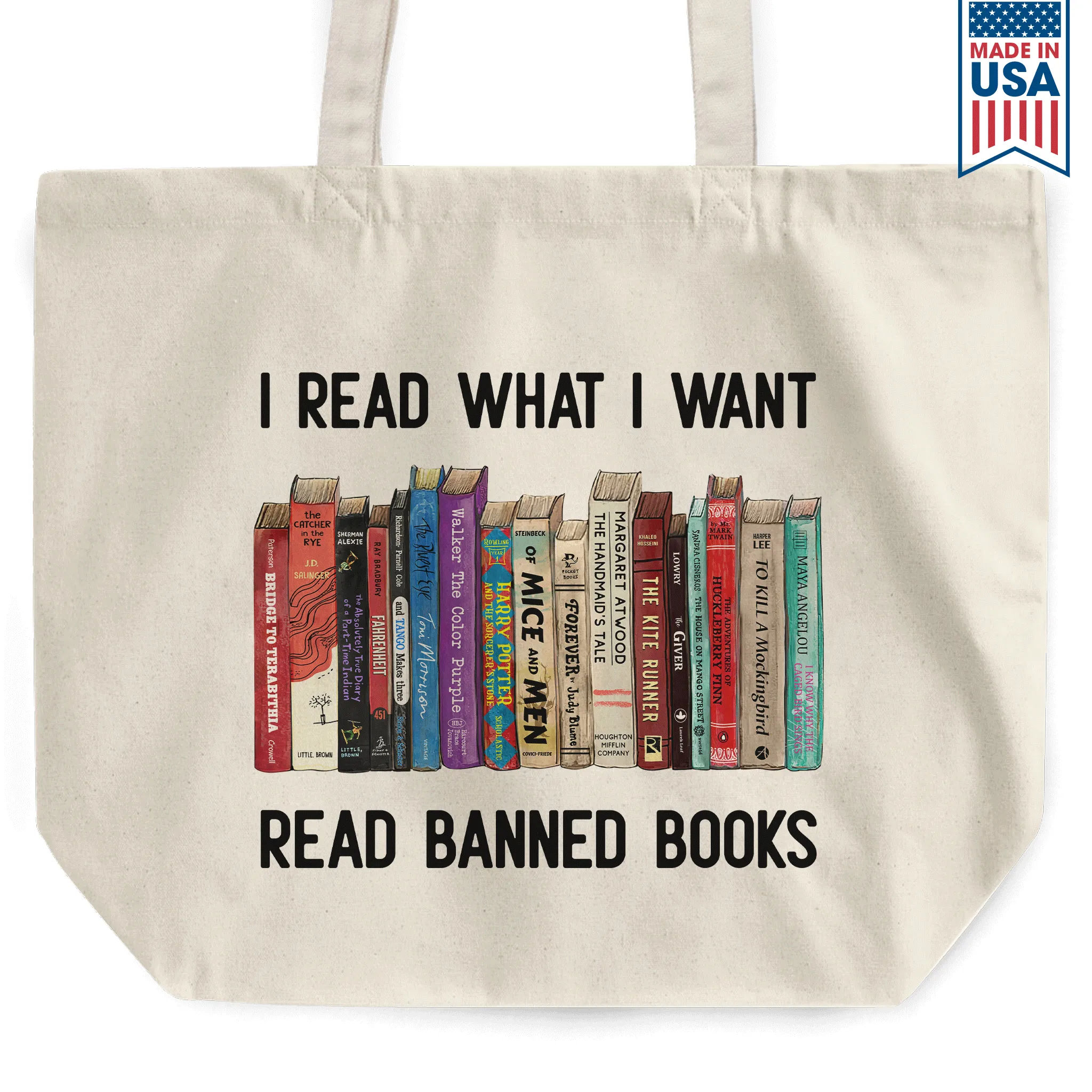 I Read What I Want Read Banned Books Book Lover Gift TBW207