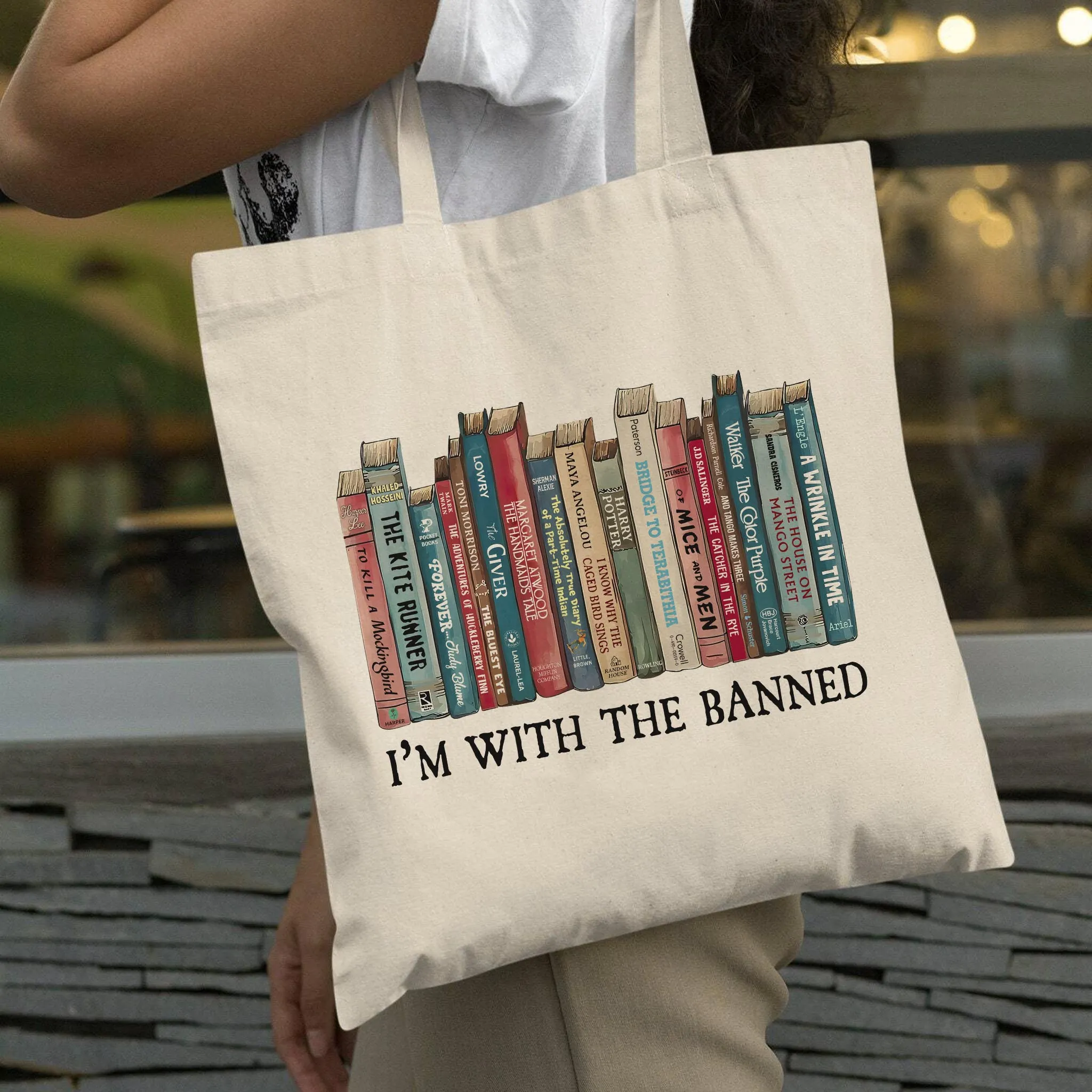 I'm With The Banned Book Lovers Gift TBW537