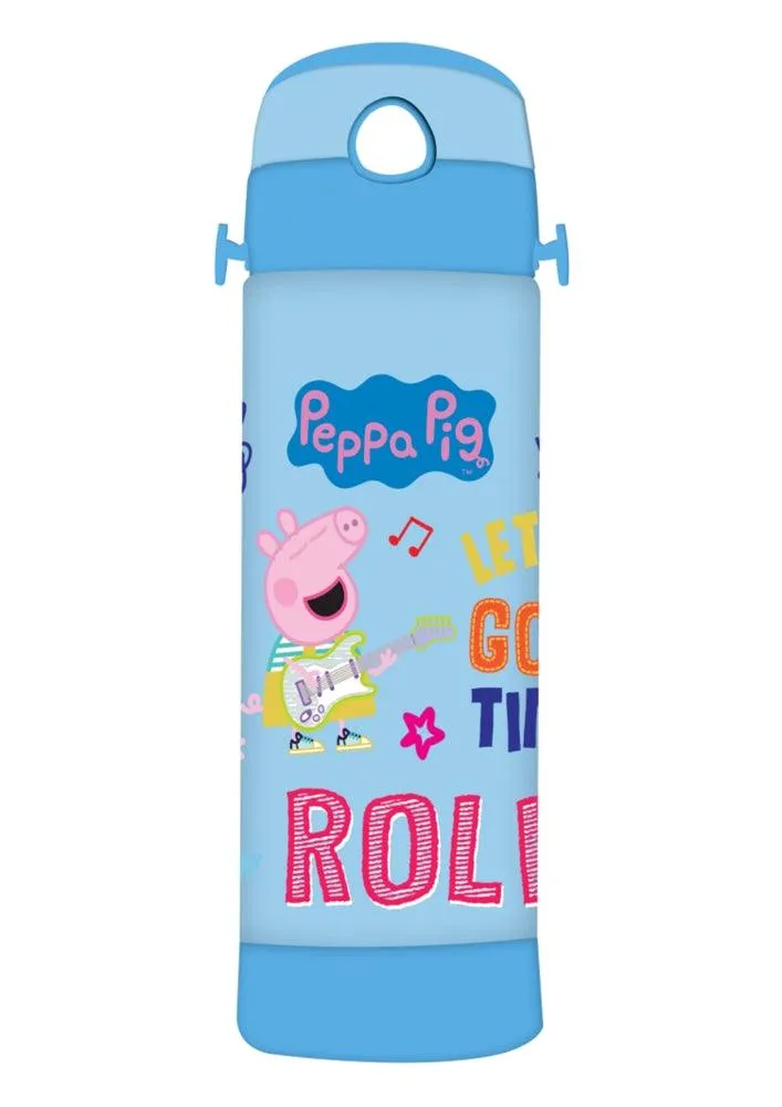 Insulated  Peppa Pig kids sipper bottle LUCAS - 500 ml Stainless steel