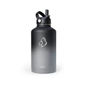 Insulated Water Bottle With 2 Lids | 64oz | Shadow