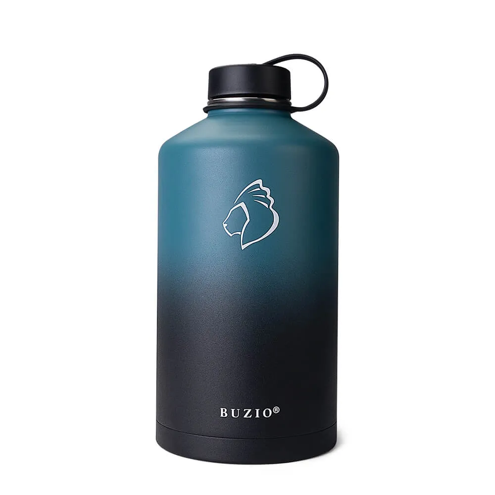 Insulated Water Bottle with Straw Lid | Indigo Crush | 128oz