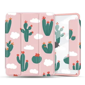 iPad 10.2 / Air 3 10.5 2019 Case| Soft TPU Floral Protective Shockproof Tablet Case Cover |Pink