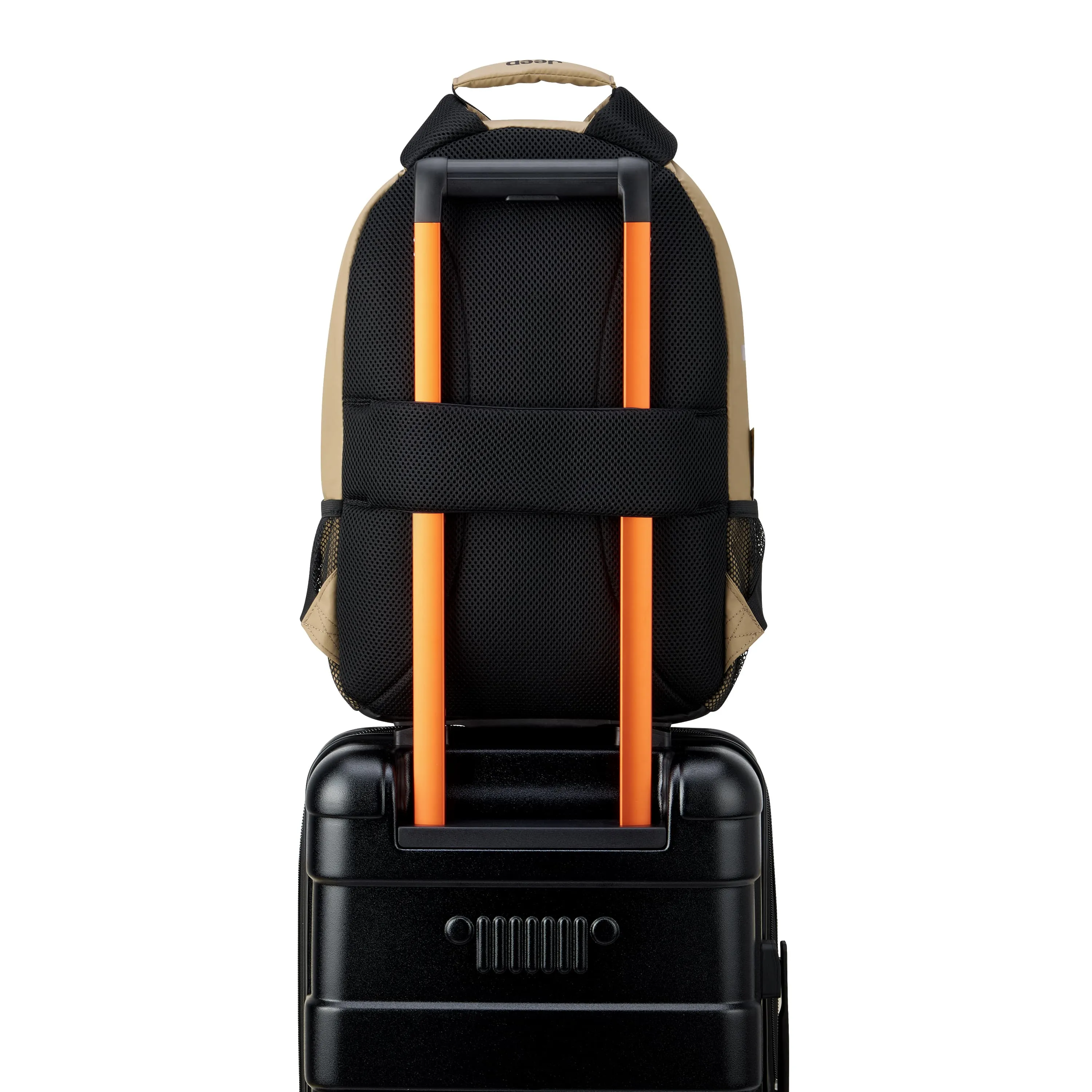 JS012C - Dual Material Laptop Backpack