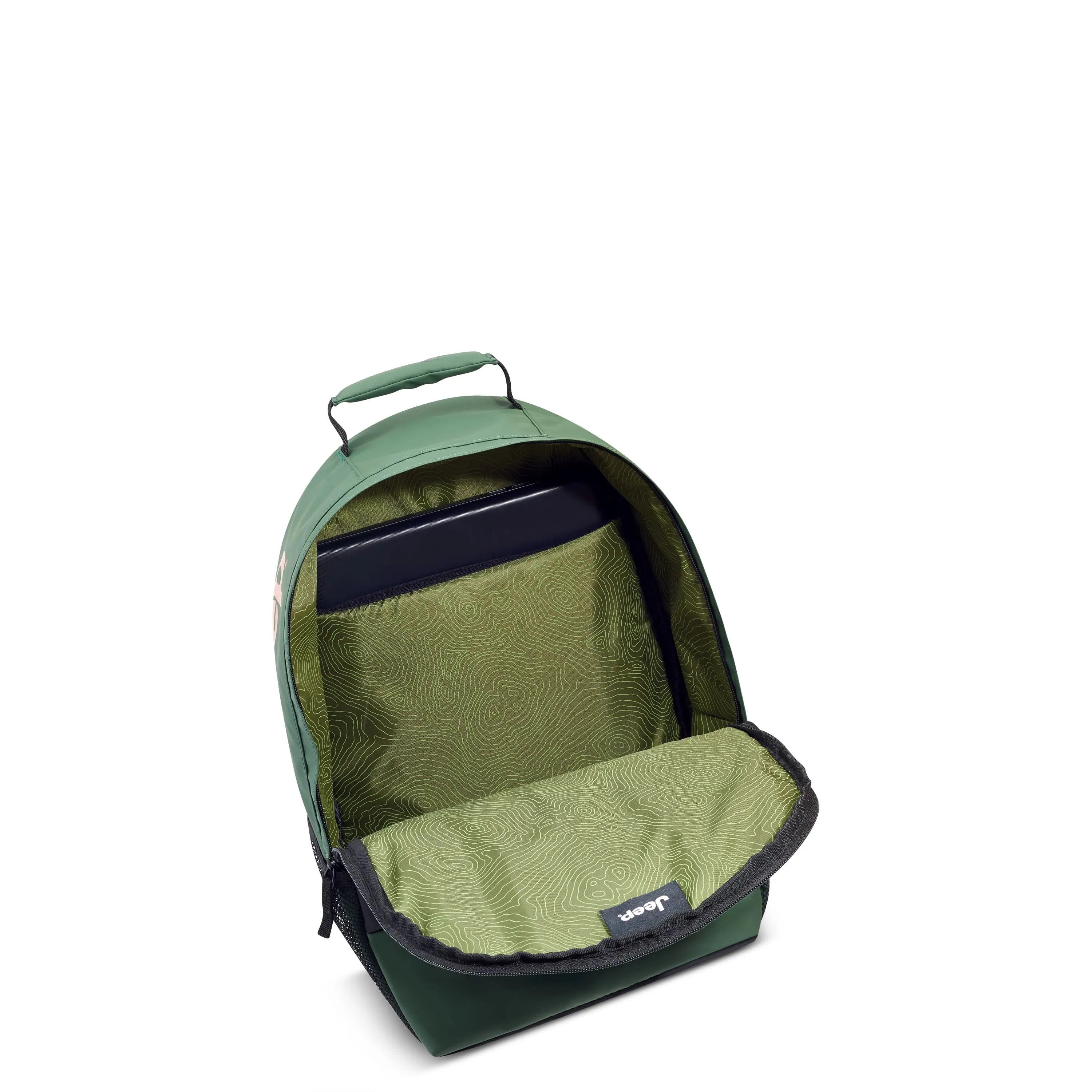 JS012C - Dual Material Laptop Backpack