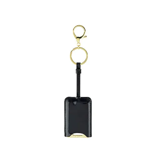 KeyFab: Black Bottle Opener Key Chain with vinyl cover