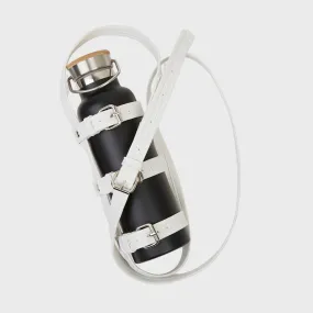 L'EAU PASTEL VEGAN LEATHER BOTTLE HOLDER WHITE