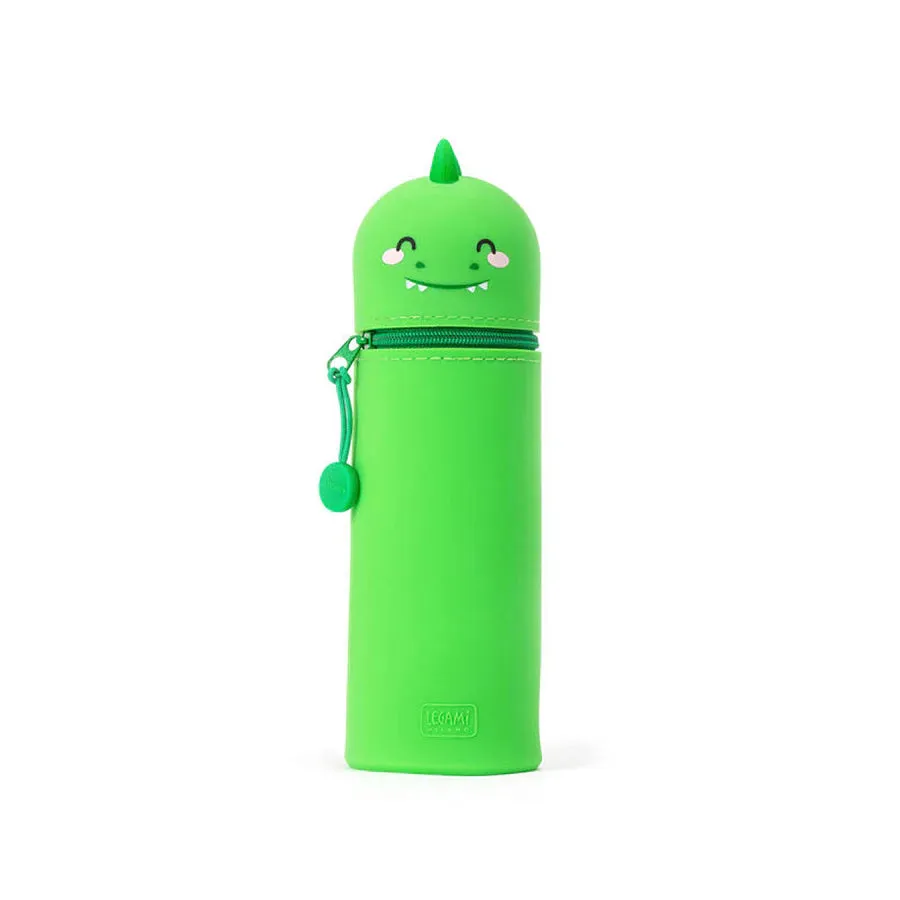 Legami Kawaii 2 in 1 Soft Silicone Pencil Case - Dino