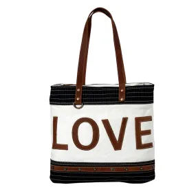 Letters Of Love Tote Bag