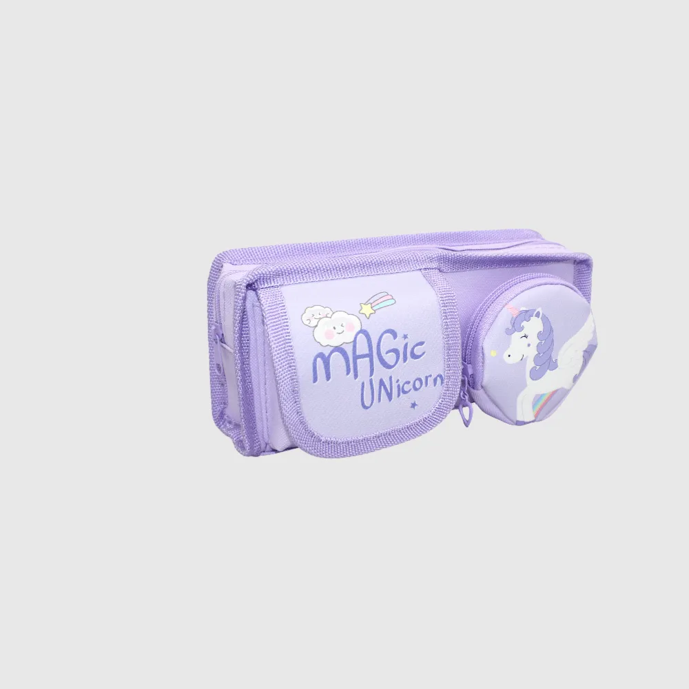 Magic Unicorn Purple Pencil Case