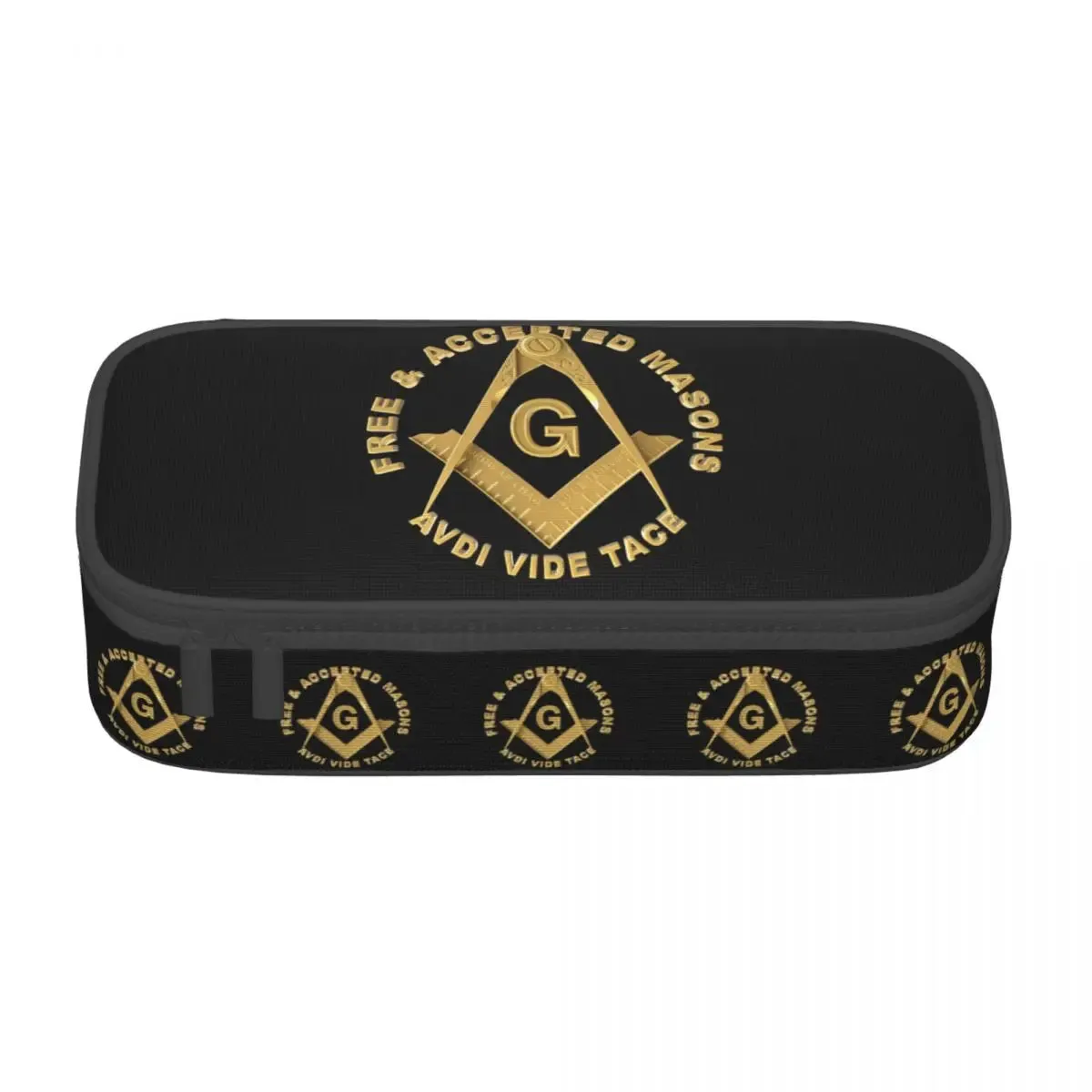 Master Mason Blue Lodge Office Tools Case - Gold Free & Accepted Masons